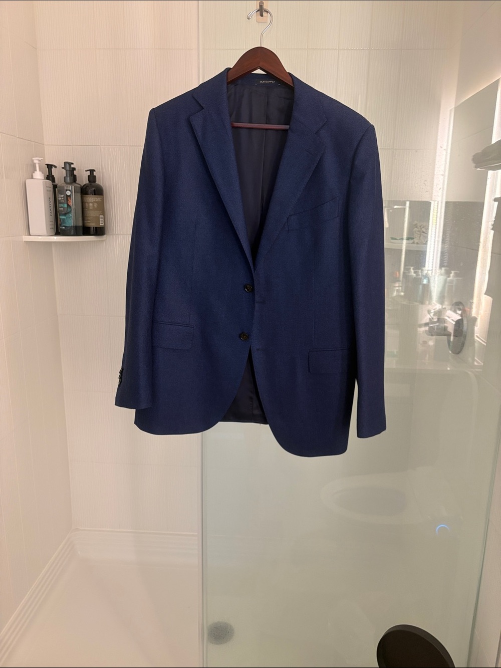 Suitsupply Navy Blue Two-Button Sport Coat